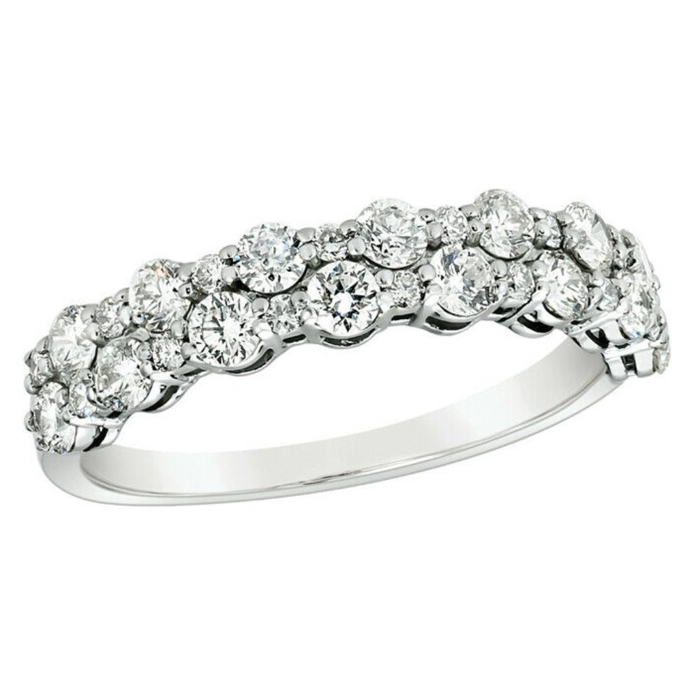 1.00 Carat Natural Diamond Ring G SI 14K